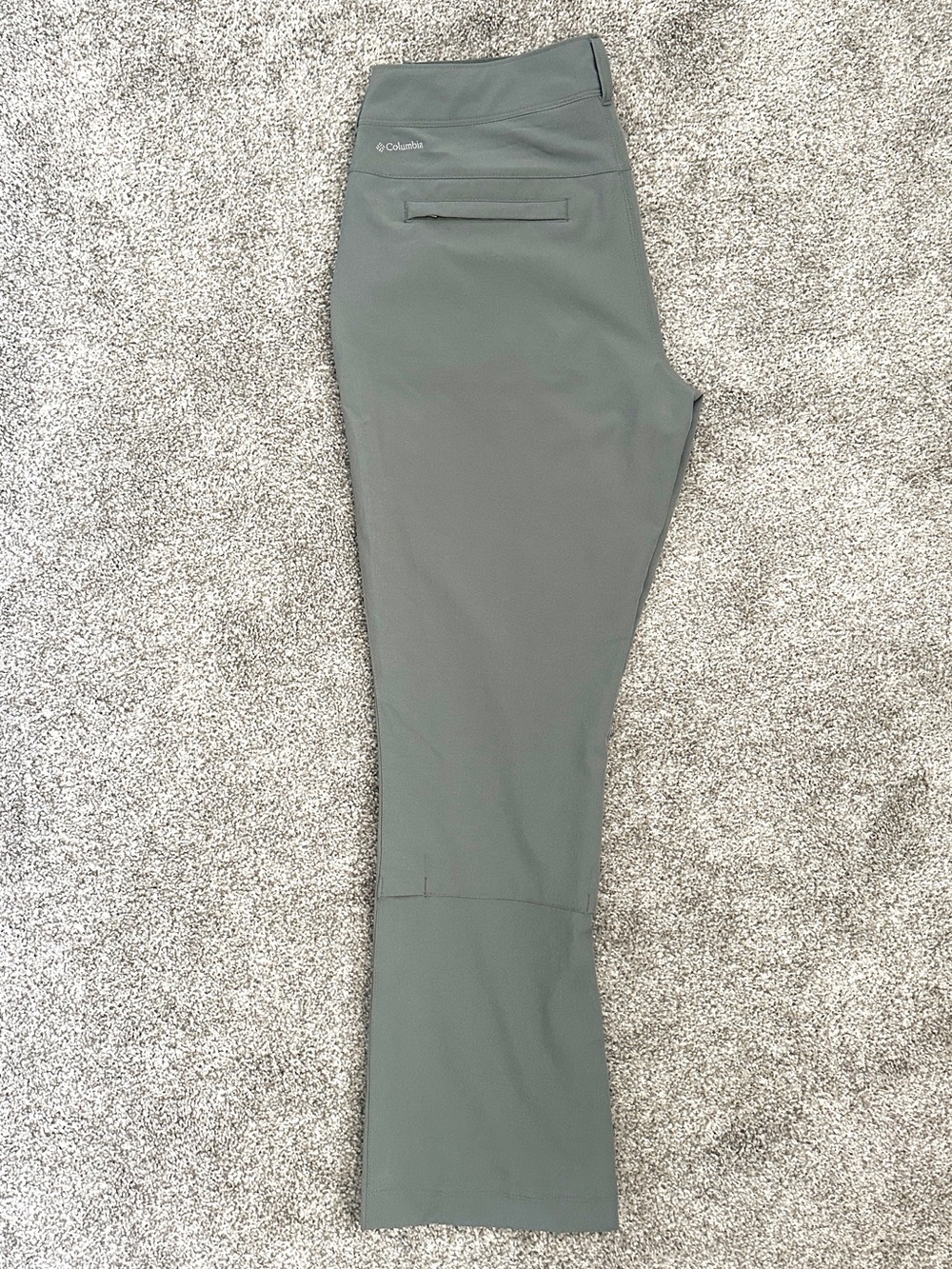 Columbia Omni-Shield Convertible Pants Grey Hiking Sz 10 Stretch - Picture 11 of 14